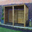 Troutville 230cm W x 74.5cm D Solid Wood Log Store-36319196