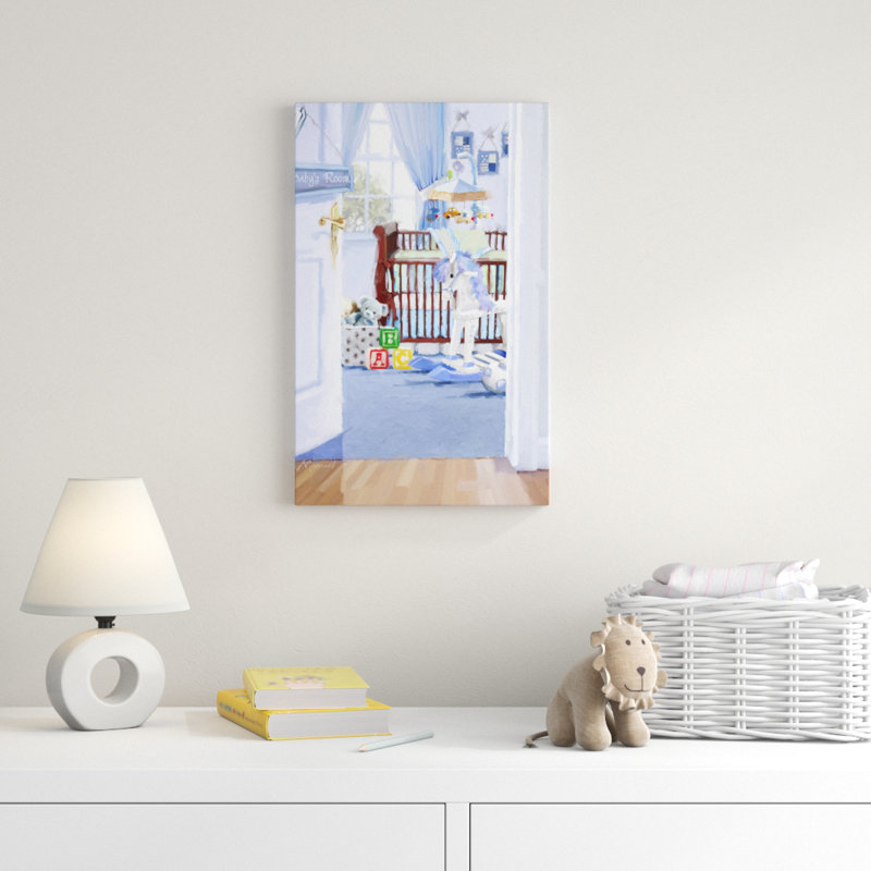 « garçon room », art sur toile, H 19 po x l 12 po x P 2 po