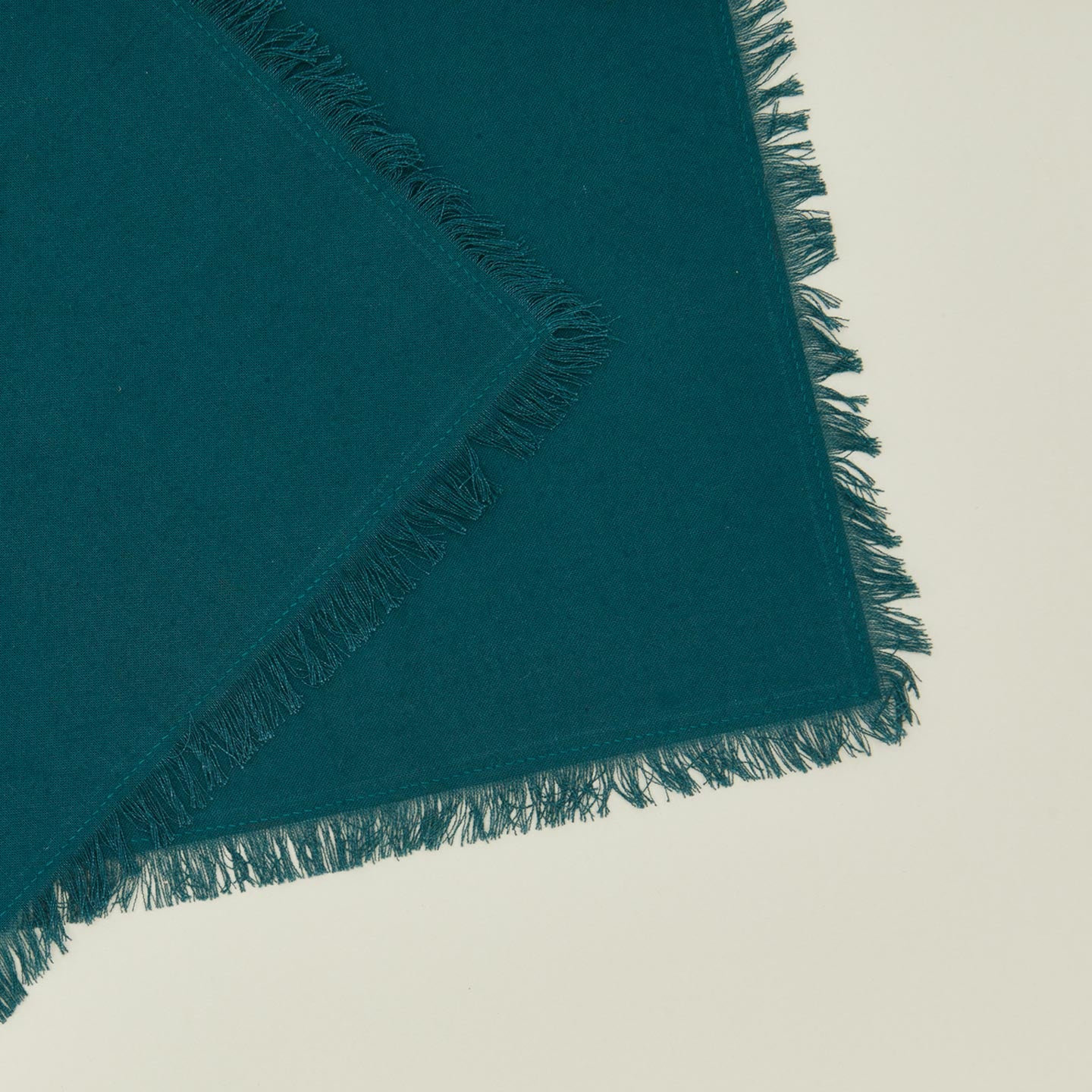 Essential 100% Cotton Square Napkin, Peacock