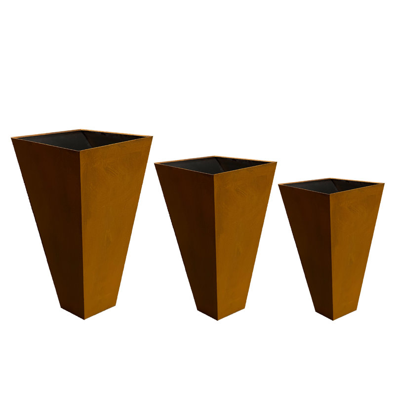 Vicksburg Metal Planter Box, 75cm H x 36cm W x 36cm D