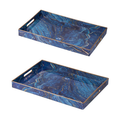 Ensemble de 2 plateaux Macrae