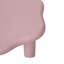 Pink Flower Shaped Coffee Table, Modern Cute Cloud End Table for Living Room Bedroom Reading Nook