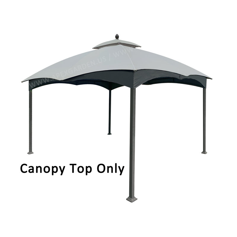 Gray Replacement Canopy Top for 10 ft. x 12 ft. Gazebo