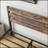 Platform Bed Frame with Rustic Vintage Wood Headboard, No Box Spring Needed-106853764-116545274