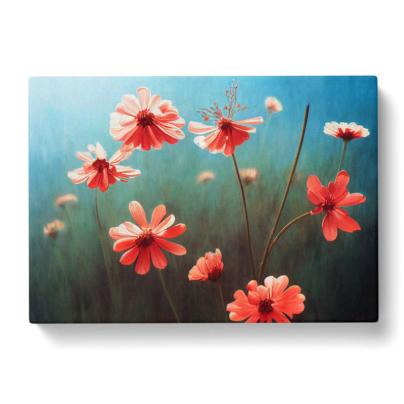 Traditional Wildflowers Floral - Wrapped Canvas, 50cm H x 76cm W x 3cm D