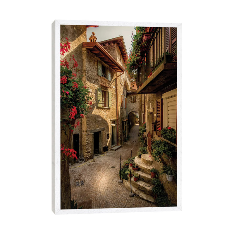 Tremosine 1 Piece Wall Art on Canvas, 66.04 cm H x 45.72 cm W, White Framed