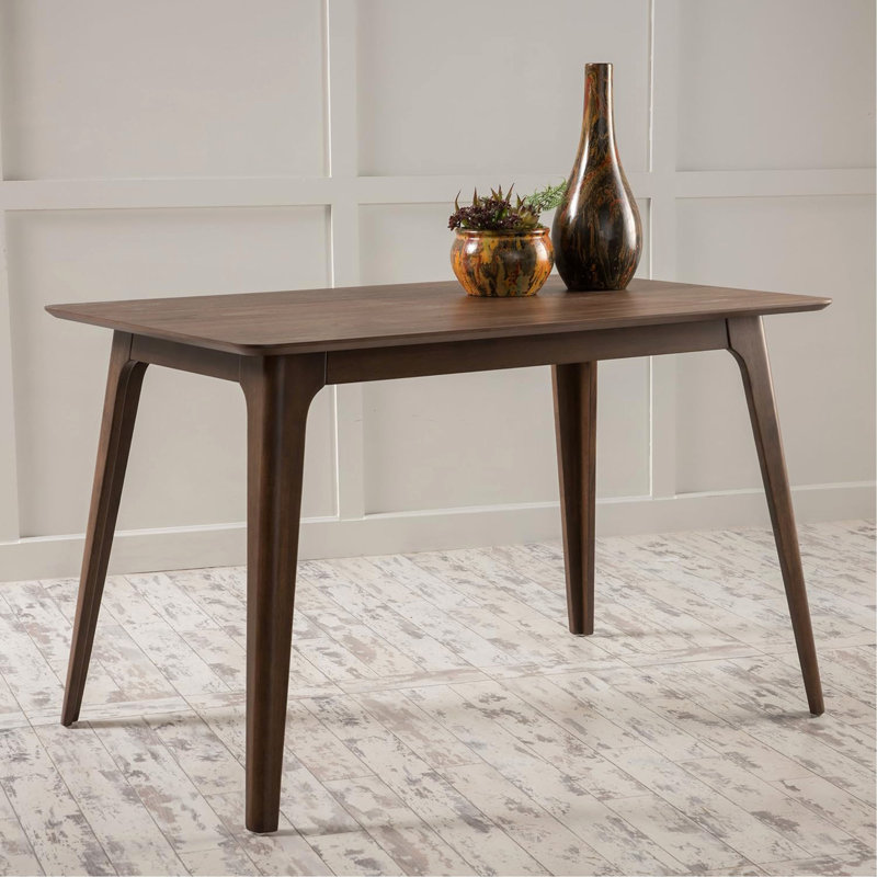 Dining Table Solid Wood Legs, Walnut