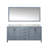 Jacques 60 in. W x 22 in. D Double Bath Vanity, and 58 in. Mirror-37292119-90700943