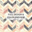 Ensemble de housse de couette Contemporary Boho - Ensemble de literie à chevrons boho noir et orange-124208356