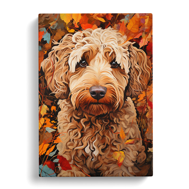 Labradoodle Informel No.2 - Rectangle Print, 76cm H x 50cm W x 3cm D