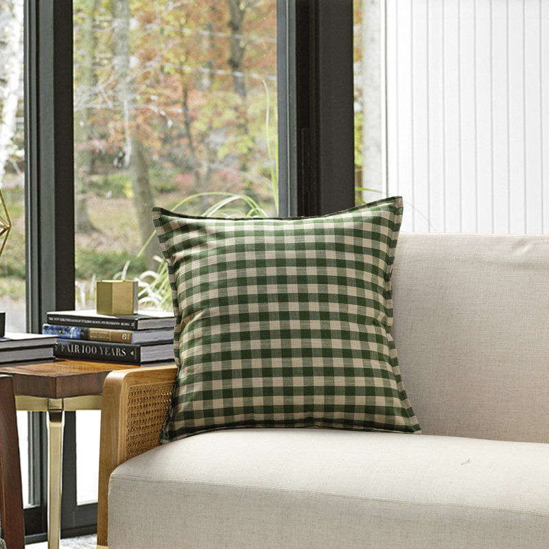 Housse de coussin Michael Penney Buffalo, Vert, polyester