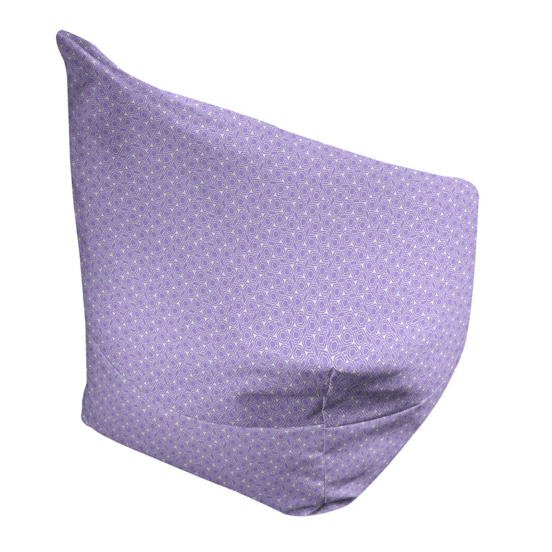 Sac de pois Leffel, Pouf fauteuil, H 38 po x l 42 po x P 29 po, Lavande