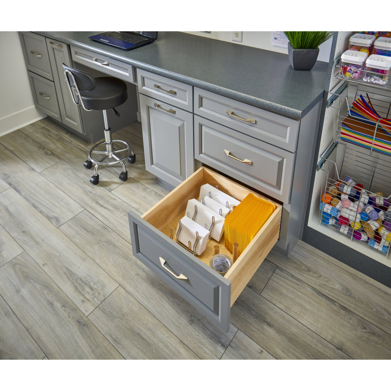 Organisateur de tiroir à découper Rev-A-Shelf , H 6,63 po x l 24,25 po x P 21,25 po