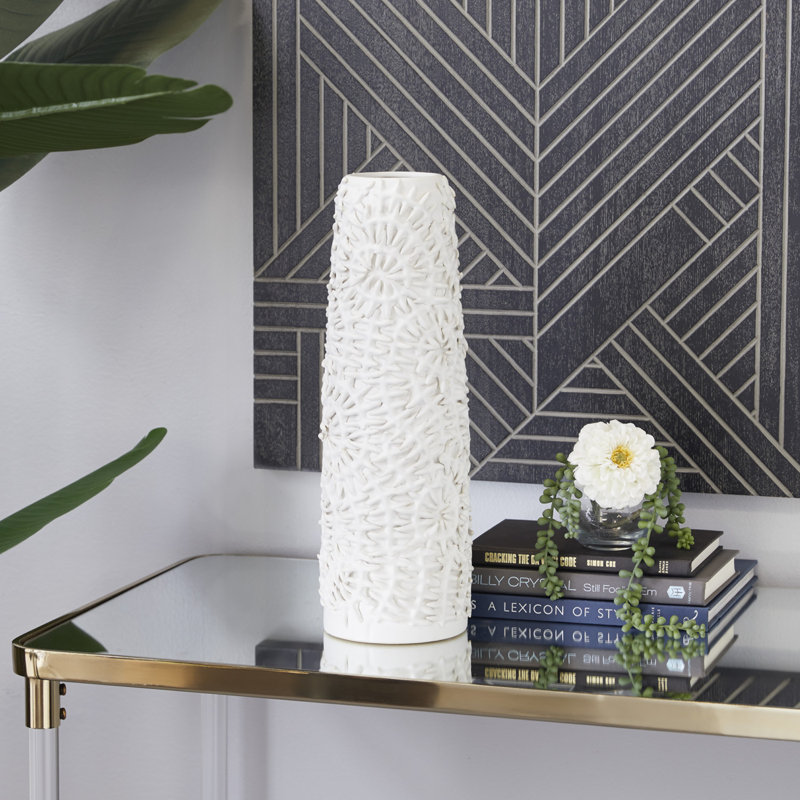 Vase de table Kaden, H 16,55 po x l 5,55 po x P 5,55 po