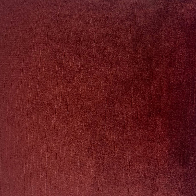 Housse de coussin carré et insert, 20 po X 20 po, Rouge