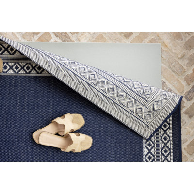 6x9 Dual-Surface Rug Pad – Waterproof & Non-Slip – Safe for Hardwood, Tile, & Patios – Trimmable Low-Profile Cushion