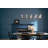 6 - Light Steel Dimmable Kitchen Island Square / Rectangle Chandelier-11120596