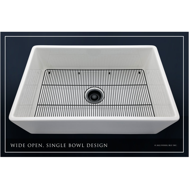 Luxury 33" L x 20" W Dual Mount Kitchen Sink with Basket Strainer, Matte Black Accessories