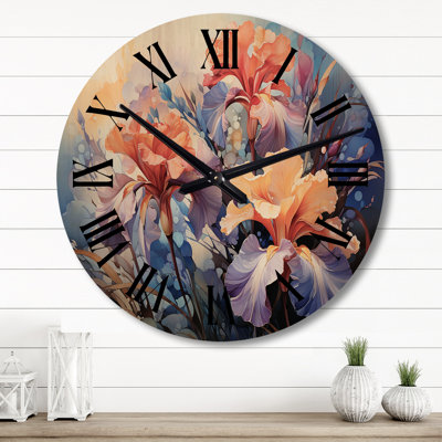 Horloge murale en bois massif Maurane