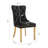 Johnfrancis Tufted Kitchen Velvet Upholstered Back Side Dining Chair-1343018473-1343018472
