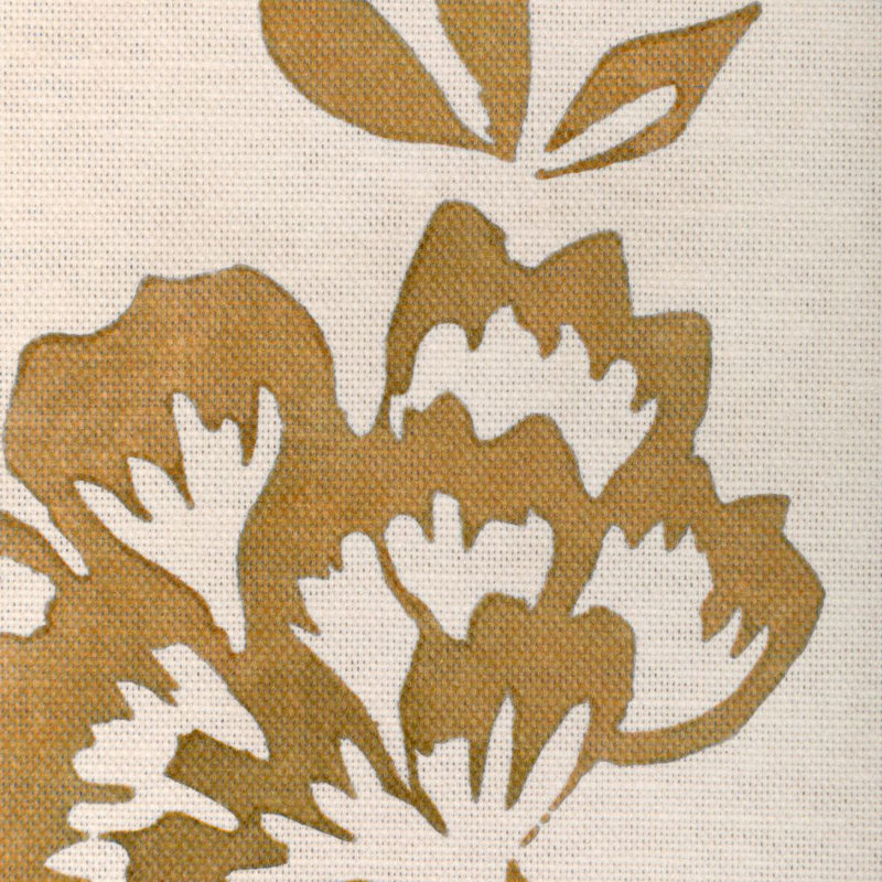 Calathea Print, Gold/Beige
