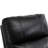 Ryun 33.1'' Wide Breathable Leather Power Recliner with Arm Table and Cup Holder-940179134