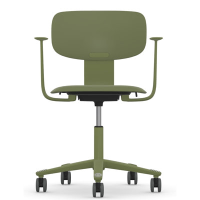 HÅG Tion Adjustable Chair with Fixed Arms Moss Green