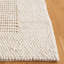 Tapis en laine / coton tissé à la main Burdick en ivoire / beige-475734581