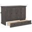 Armoire-lit en bois de pin massif style ferme avec station de charge et grand tiroir de rangement pour bureau à domicile ou petite pièce-112563322-112563321