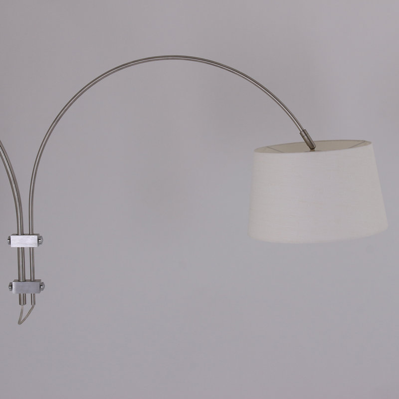 Sakamoto Plug-in Swing Arm Sconce, White