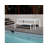 Skiff Powder Coated Aluminum Outdoor Bench