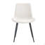 Chaise en cuir avec coussin de dossier-808260314