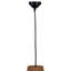 Stonybrook 1 - Light Brown Drum Pendant