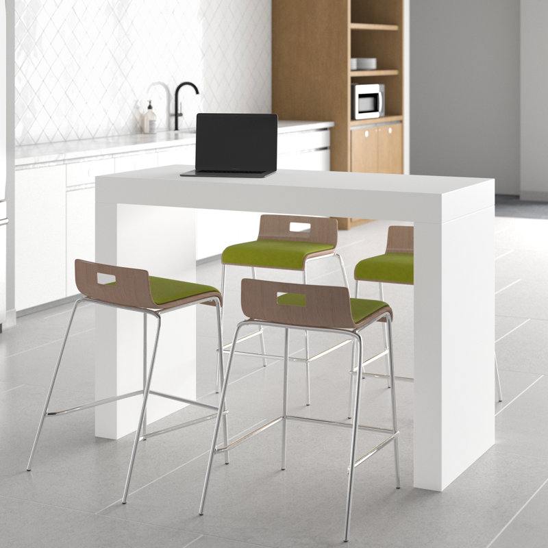 Dionara 57'' L Breakroom Table, White