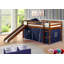 Lit simple mezzanine simple avec glissoire Tent-1913900101-1913900091