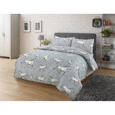 Sparks Microfiber Wildlife Duvet Cover Set with Pillowcases