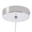 1-Light Chrome Crystal Kitchen Island Pendant 