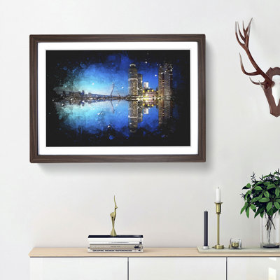Reflection Of The Rotterdam Skyline - Picture Frame Graphic Art