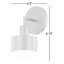 North 1 - Light Armed Sconce