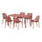 6-Person Outdoor Rectangular Dining Set-1192284665