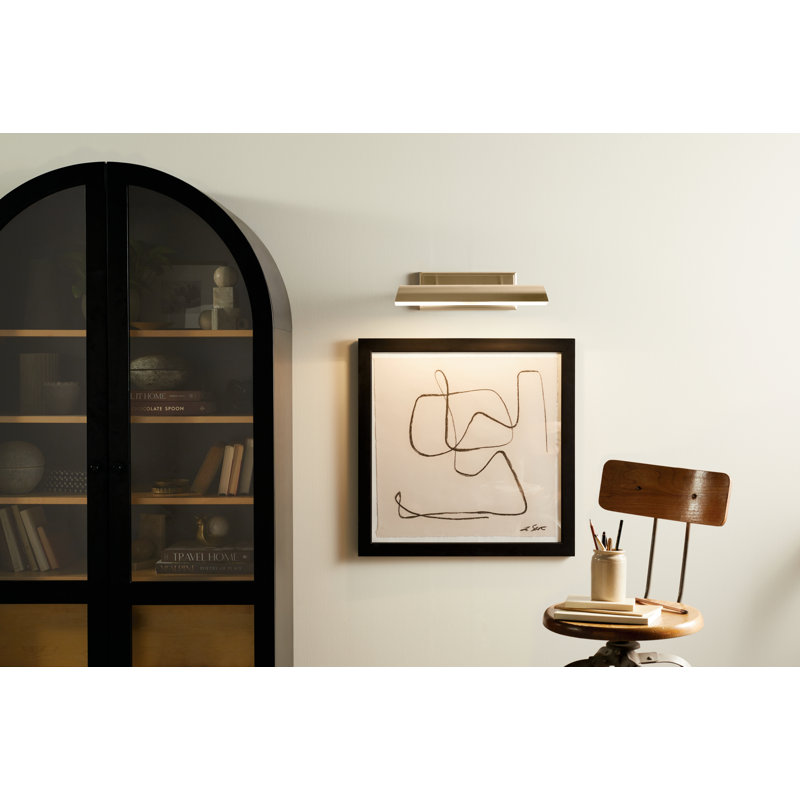 Lampe pour tableau à intensité variable, H 4,75 po x l 18,25 po x P 8,5 po, Bronze