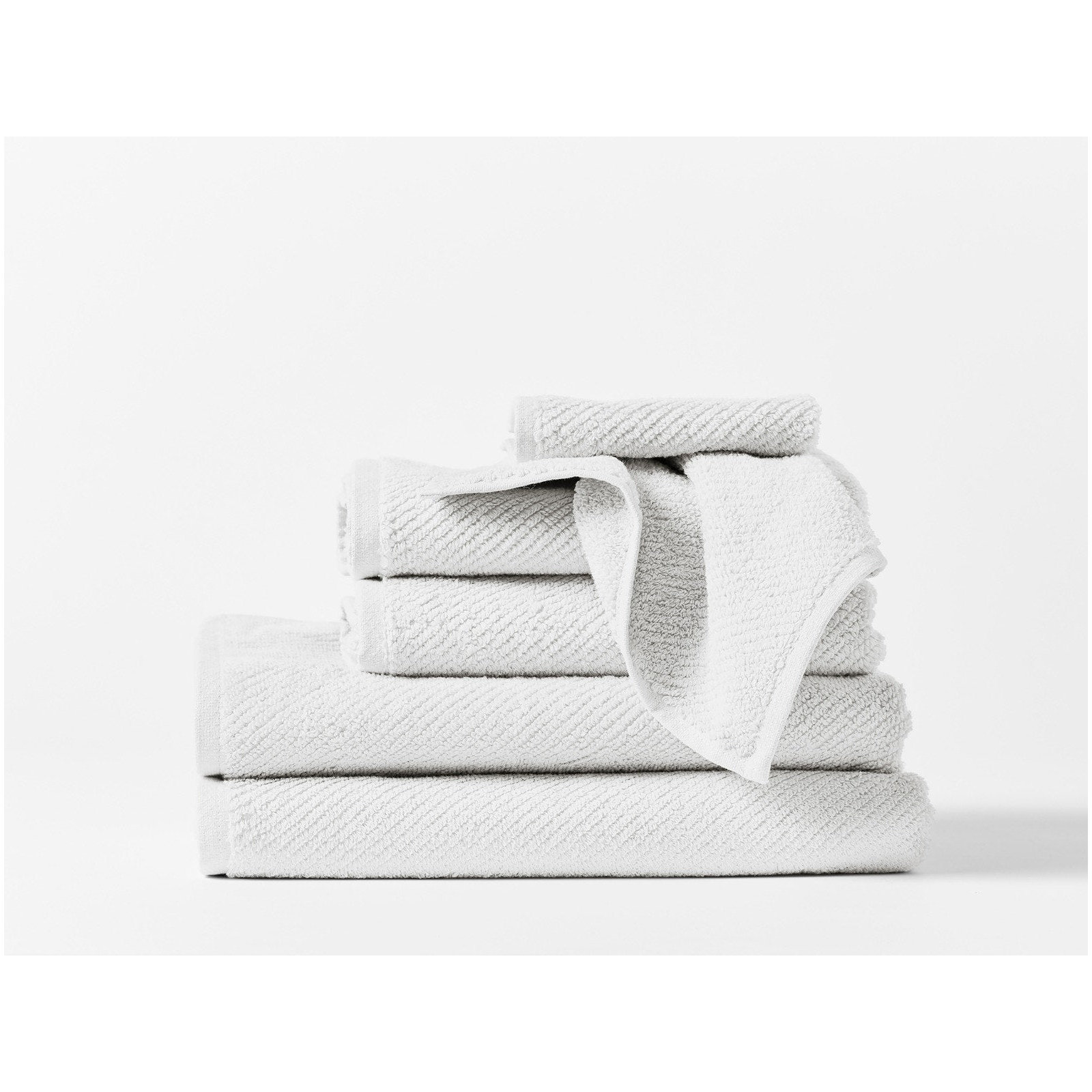 Air Weight Organic Bath Towel, Alpine White