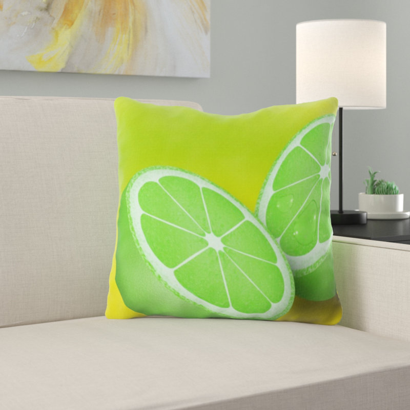 Coussin lime