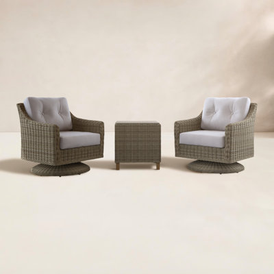 Kells Sunbrella® 2-Person Patio Swivel Seating Group