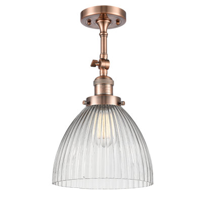 Tallulah Glass Semi Flush Mount