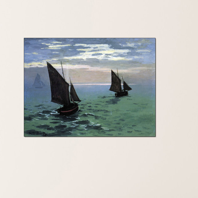 Claude Monet - Wrapped Canvas Painting, 60cm H x 80cm W x 1.8cm D
