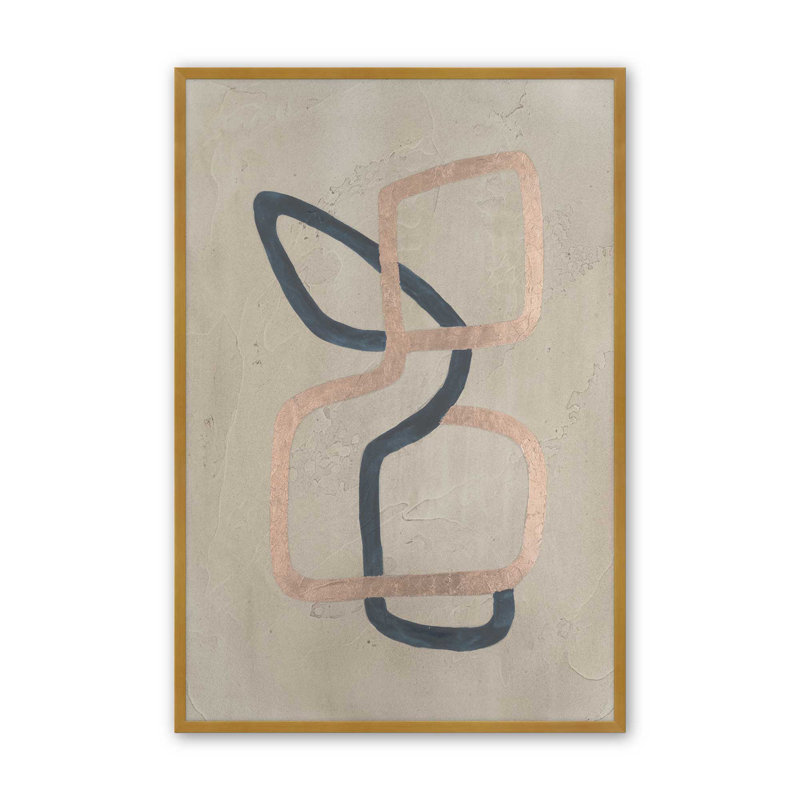Impression sur toile embelli «Overpass I» par Vanna Lam, H 40 po x l 30 po, Impression sur cadre ouvert sans papier mat, Doré