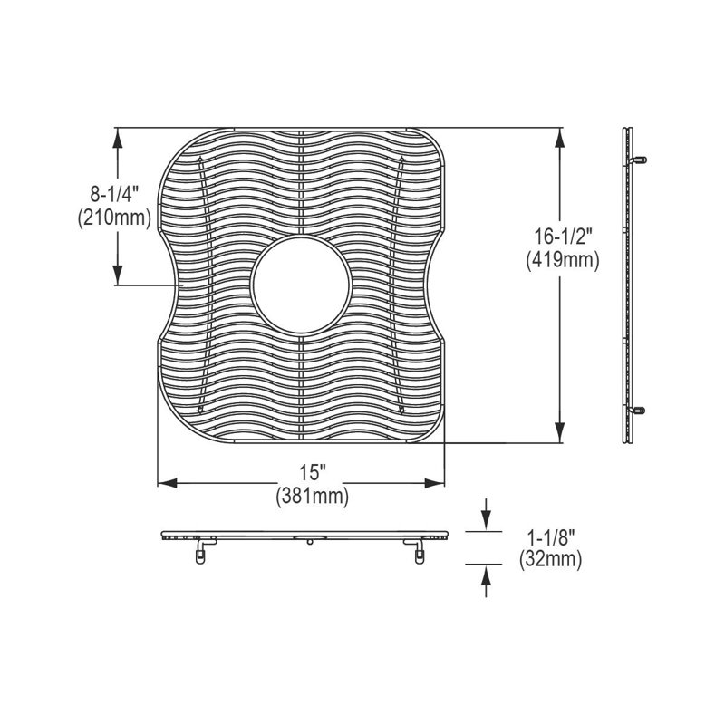 17" x 15" Sink Grid
