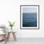 «Abstract Blue Horizon», reproduction de photo encadrée-1132785723-1132785726