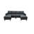 Ranjeeta 101" Wide Modular Sofa with Ottoman-1392398089